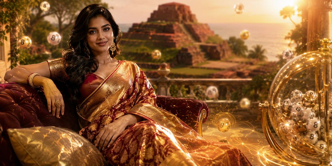 কুমিল্লায় মোবাইলে লটারি টিকেট কিনছেন একজন ব্যবহারকারী